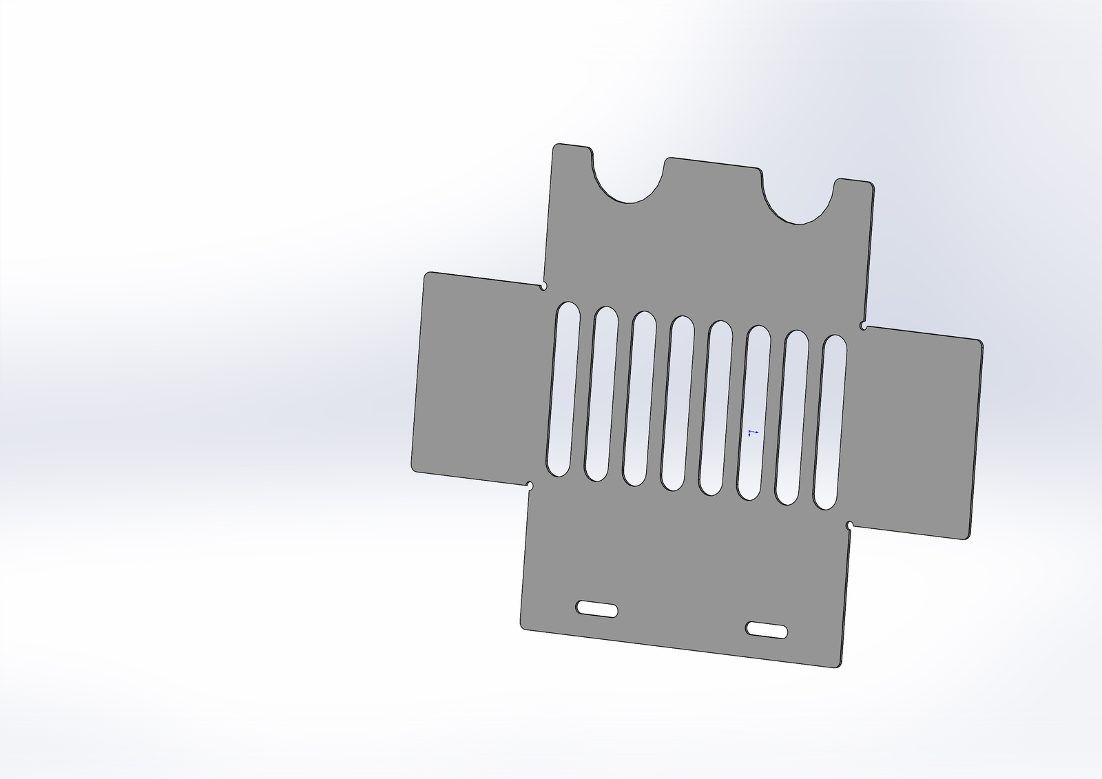 Bottle Box f/ Color marking trisort -Halvfab-